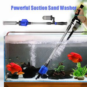 20W 수족관 Syphon 운영한 세탁기 세탁기술자 진공 자갈 물 변경자 사이펀 여과기 - Product Image 3