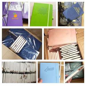 Promotional Manufacturer Custom A5 Softcover PU Leather <b>Note</b> <b>Book</b> Business Gift Office Supplier Notebook With Logo - Product Image 3