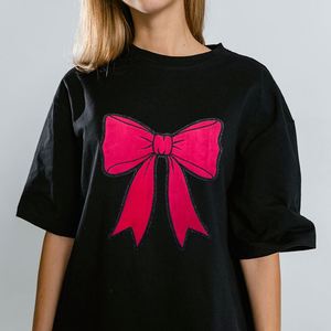 En gros, patchs en chenille à paillettes thermocollants, motifs nœud papillon rose et cerise, pour accessoires vestimentaires féminins, T-shirts et cadeaux - Product Image 2