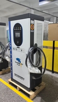 Estación de Carga Rápida para Vehículos Eléctricos de 80kW CC, Montada en el Suelo, CCS1 CCS2 GB/T CHAdeMO OCPP Nivel 3, Comercial, 380V