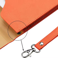 Carpeta de Presentación de Cuero A4 Personalizada, Maletín de Moda con Correa para el Hombro y Cierre Magnético Invisible