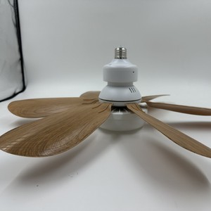 6 Blade Wood <b>Ceiling</b> Fan Led <b>Light</b> <b>Remote</b> <b>Control</b> Flush Mount Ac Motor With 6 Wooden Blades For Home Use - Product Image 3