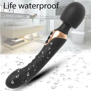 Dual Head Dildo Vibrator AV Wand Massager Sex Toy Vibrator For Women