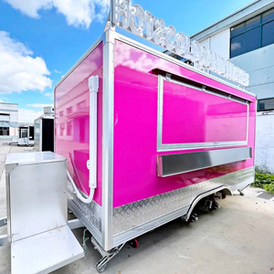 Remolque para hacer crepas cuadradas con certificación CE DOT, equipo completo para cocina móvil de comida rápida con doble placa para hot dogs. - Product Image 6