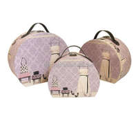 Usine en gros personnalisé Offre Spéciale imprimé de luxe kraft mini valise emballage boîte-cadeau pour enfants papeterie