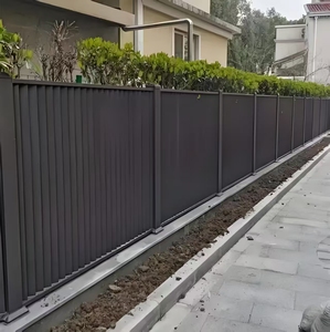 Panneau de clôture moderne en alliage d'aluminium - <span class=keywords><strong>Brise</strong></span>-<span class=keywords><strong>vue</strong></span> à lattes horizontales thermolaqué pour jardin extérieur, balcon et sécurité des limites - Product Image 3