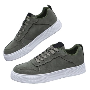 Zapatos Casuales para Hombre al por Mayor, Zapatos Deportivos Planos para Correr, Zapatillas de Skateboard para Hombre, Zapatos de Gamuza y Cuero para Hombre - Product Image 1