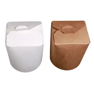 Takeaway round bottom paper noodle box manufacturer