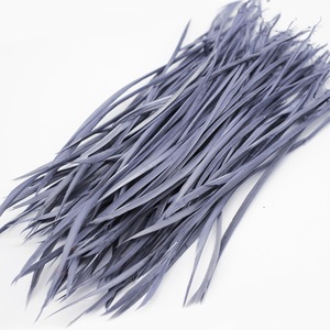 Plume d'oie gris Biot pour matériel de montage de mouches artisanat Costume de bricolage chapeau de millnery Fascinator accessoire de cheveux décor de noël de fête - Product Image 1