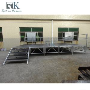 เวทีโครงอะลูมิเนียมพร้อมราวกันตก  แท่นเวทีรับน้ำหนักได้ดี - Product Image 4