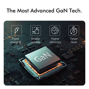 गन प्रौद्योगिकी 100 डब्ल्यू 3 प्रकार-सी 1 USB-A विनिमेय प्लग फोन मल्टी-फंक्शन बैटरी फास्ट वॉल चार्जर पावर सप्लाई एडाप्टर - Product Image 6