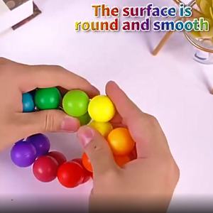 Bolas de Rompecabezas Coloridas Transformables Gratis, Nuevo Juguete Educativo de Cuentas para Niños, Entrenamiento de la Imaginación, Juguetes de Inteligencia, Kits de Bolas - Product Image 5
