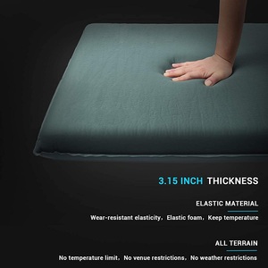 Tapis de couchage de <span class=keywords><strong>Camping</strong></span> ultra-épais à auto-gonflage, mousse élastique rapide, Durable, avec oreiller, 1 pièce - Product Image 4