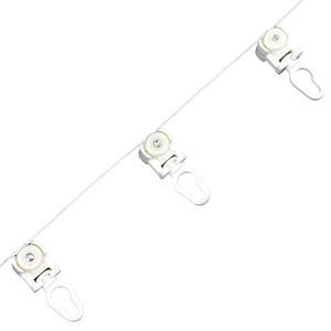Ripple Fold Curtain Track Runners S Fold Accessories Easy Installation Wave Fold Runners for Tapes - Product Image 2