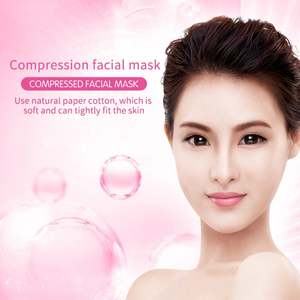 BIOAQUA Meilleures ventes Prix usine <span class=keywords><strong>Masque</strong></span> compressé en <span class=keywords><strong>tissu</strong></span> de coton pour le nettoyage simple du visage Produit cosmétique de beauté - Product Image 4