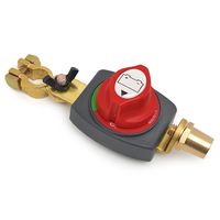 Interrupteur de déconnexion de batterie haute intensité en laiton avec borne de connexion pour accessoire d'extension de modification automobile