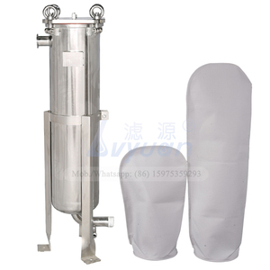 Carcasa de Filtro de Agua de Acero Inoxidable SUS304 316L para Tratamiento de Agua y Aceite, con 5 Bolsas de Filtro de PP/PE de 7x32 Pulgadas y Elemento Filtrante de 20 Micras - Product Image 3