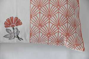 Hand Block Printed Cotton Cushion Covers.Size 18*18 inch Wholesale Popular Luxurious Decorative <b>Pillow</b> Covers Bulk Product - Product Image 2