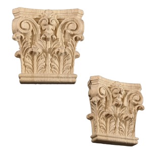 عمود أسد خشبي مخصص Corbels وتقنية منحوتة مصنوعة يدويًا ديكورات معلقة على الحائط