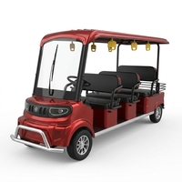 Voiturette de golf électrique 6 places, véhicule utilitaire, bus touristique, petite voiture électrique pour adultes, vitesse 30-50 km/h, autonomie 70-90 km