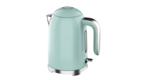 Bouilloire électrique rétro en acier inoxydable, nouvelle conception, 1,7 L, arrêt automatique, appareil électroménager