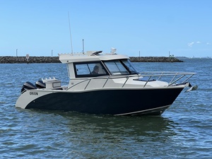 Yacht <span class=keywords><strong>de</strong></span> pêche <span class=keywords><strong>de</strong></span> <span class=keywords><strong>luxe</strong></span> en aluminium soudé <span class=keywords><strong>de</strong></span> 25 pieds avec moteur hors-bord, performances haute vitesse pour le sport et la croisière - Product Image 2