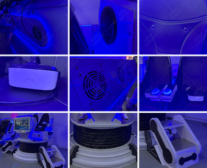 9D Vr Simulador de Paseo de Atracciones Máquinas de Realidad Virtual Vr 9D Starship Shape Chair 2 Asientos 9D VR Cinema para Parque de Atracciones Temático - Product Image 4