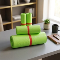 Sacs d'expédition et de messagerie personnalisés en polyéthylène vert, imperméables et durables, imprimés pour l'envoi de vêtements