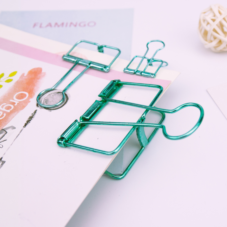 Канцелярские принадлежности для школы, блокнот, бумага для хранения, нержавеющая сталь 304, металлический зажим для переплетения