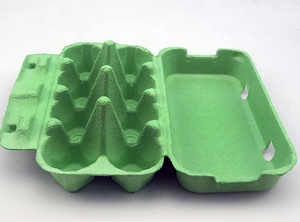 กล่องใส่ไข่ 8 หลุม ย่อยสลายได้ ผลิตจากเยื่อกระดาษ - Product Image 4