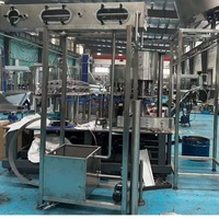Ligne Complète de Production d'Eau Machine Automatique 3-en-1 de Rinçage, Remplissage et Bouchage pour Bouteilles Usine d'Embottellage