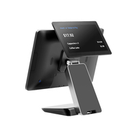 Terminal pos de pantalla táctil capacitiva de 15,6 pulgadas con sistema Android sistema POS máquina sistema Caja registradora para negocios