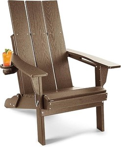Chaise Adirondack moderne OEM, glacière pliable en bois pour balcon, terrasse, plage, pelouse, jardin, mobilier d'extérieur - Product Image 2