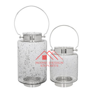Linternas de velas de tarro de vidrio de Venta caliente para decoraciones del hogar Linternas de velas de alta calidad para decoraciones del hogar - Product Image 1