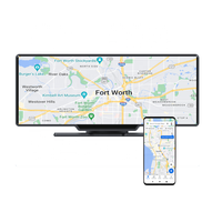 Pantalla Inalámbrica CarPlay Portátil de 9.3 Pulgadas, Android Auto Plug and Play, Monitor para Tablero de Auto, Sistema Multimedia Universal para Auto