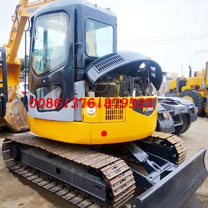 7t 8t <b>Used</b> komatsu Pc78 Mini Crawler Excavators - Product Image 4