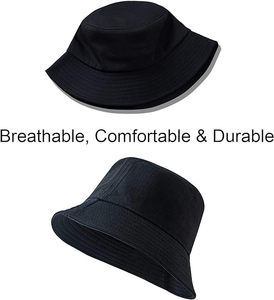 Chapeaux Bob en Coton Personnalisés 2025 avec Logo Brodé pour le Travail et les Loisirs - Product Image 2