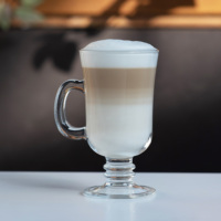 Vente en gros de gobelets en verre transparent à double paroi de haute qualité, personnalisés, 275 ml, style contemporain, pour bar et fêtes