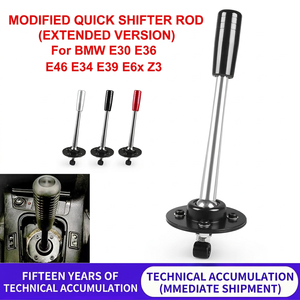 Adjustable Drift Short <b>Throw</b> Shifter Kit Aluminum Quick Shift Lever For BMW E30 E36 E46 E39 Z3 Opel Omega Lexus GS - Product Image 6