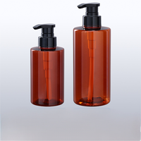 Logo personnalisé Vente 200ml/300ml Hôtel Maison Vide Transparent PET Pompe Bouteille Cosmétique en Plastique pour Shampooing Nettoyant Corps