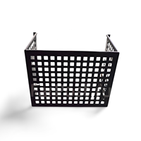 Couverture de climatiseur extérieur en aluminium personnalisée, cache de pompe à chaleur, grille de protection en aluminium pour climatiseur