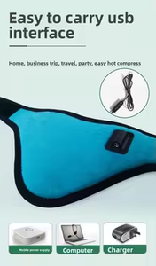 <span class=keywords><strong>Chauffe</strong></span>-<span class=keywords><strong>nuque</strong></span> électrique USB en graphène, protection thermique pour le cou, thérapie thermique pour soulager la douleur, massage cervical chauffant portable - Product Image 3