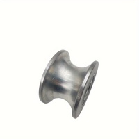 6204U rainure rouleau 78mm Double roulement en acier poulie grue matériel lourd câble métallique outil de levage 20mm diamètre Tube rond