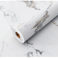 Papier peint auto-adhésif en PVC de luxe 10m étanche à l'eau Installation pelable et collante décor à la maison pour cuisine salon chambre école