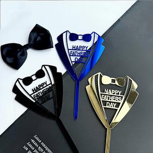 Ins Style Men's Birthday Acrylic Cake Toppers Dad Happy Birthday Cake Plugins, Venta caliente Suministros <span class=keywords><strong>para</strong></span> fiestas - Product Image 2