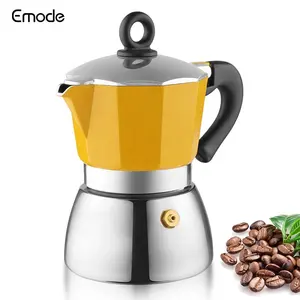 Coffee Maker Pot 6 Cups Espresso Pot Aluminum Moka Pot Coffee Maker Moka Espresso Latte Percolator Stove Top