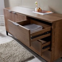 Commode multifonctionnelle avec coffre à tiroirs Meuble de rangement moderne pour chambre à coucher Salle à manger Maison Salon