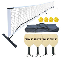 Filets de Pickleball de produits de premier ordre Ensemble de filets de Pickleball de course professionnelle avec pagaie