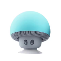 Nuevo Altavoz Bluetooth con Diseño de Hongo de Dibujos Animados, Mini Soporte para Teléfono, Práctica Ventosa para Exteriores, Audio Inteligente y Compacto