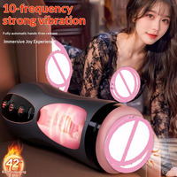 Distributor Aircraft Cup Männliches Sexspielzeug Masturbationsgerät für Erwachsene Männer Intelligentes Interaktives Heiz-Masturbationsgerät aus TPE-Material